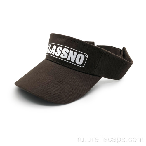 Открытый хлопок Twill Sun Visor